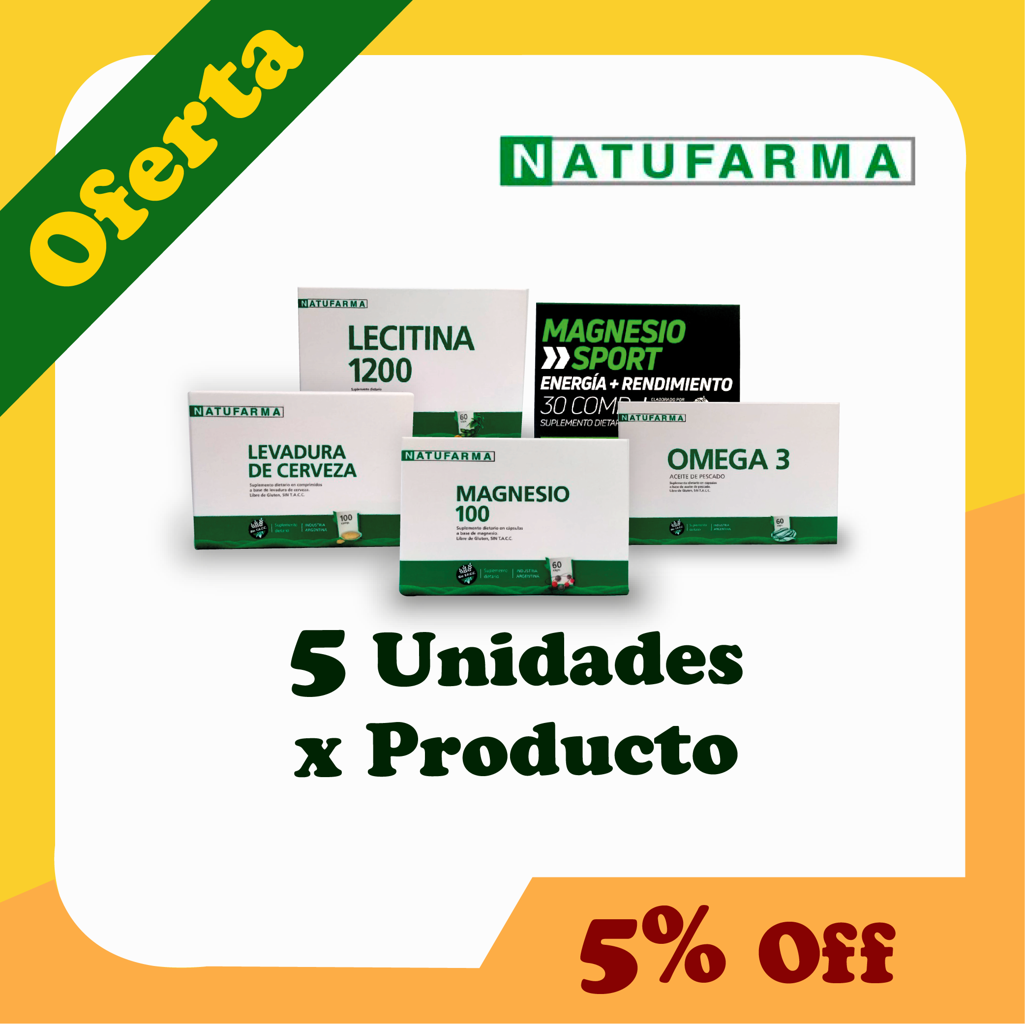 Ofertas y Promociones NATUFARMA Omega 3 -  x 60 cápsulas